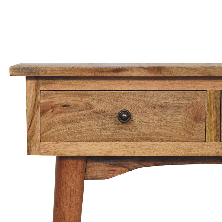 Mini Oak - ish Hallway Console Table - Smiddy Furniture