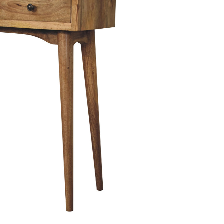 Mini Oak - ish Hallway Console Table - Smiddy Furniture