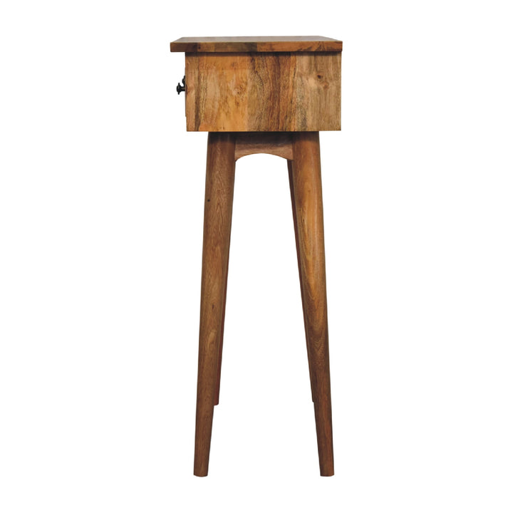 Mini Oak - ish Hallway Console Table - Smiddy Furniture