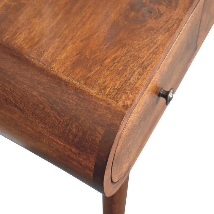 Chestnut Mirror Dressing Table-Smiddy Furniture