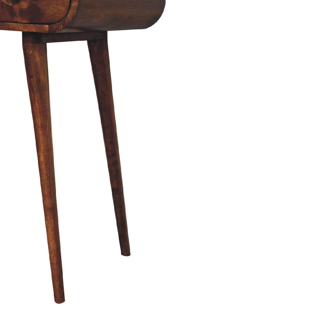 Chestnut Mirror Dressing Table-Smiddy Furniture