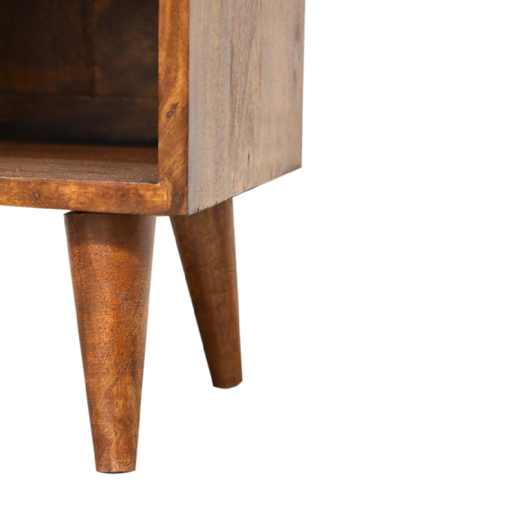 Mini Manila Gold 1 Drawer Bedside-Smiddy Furniture