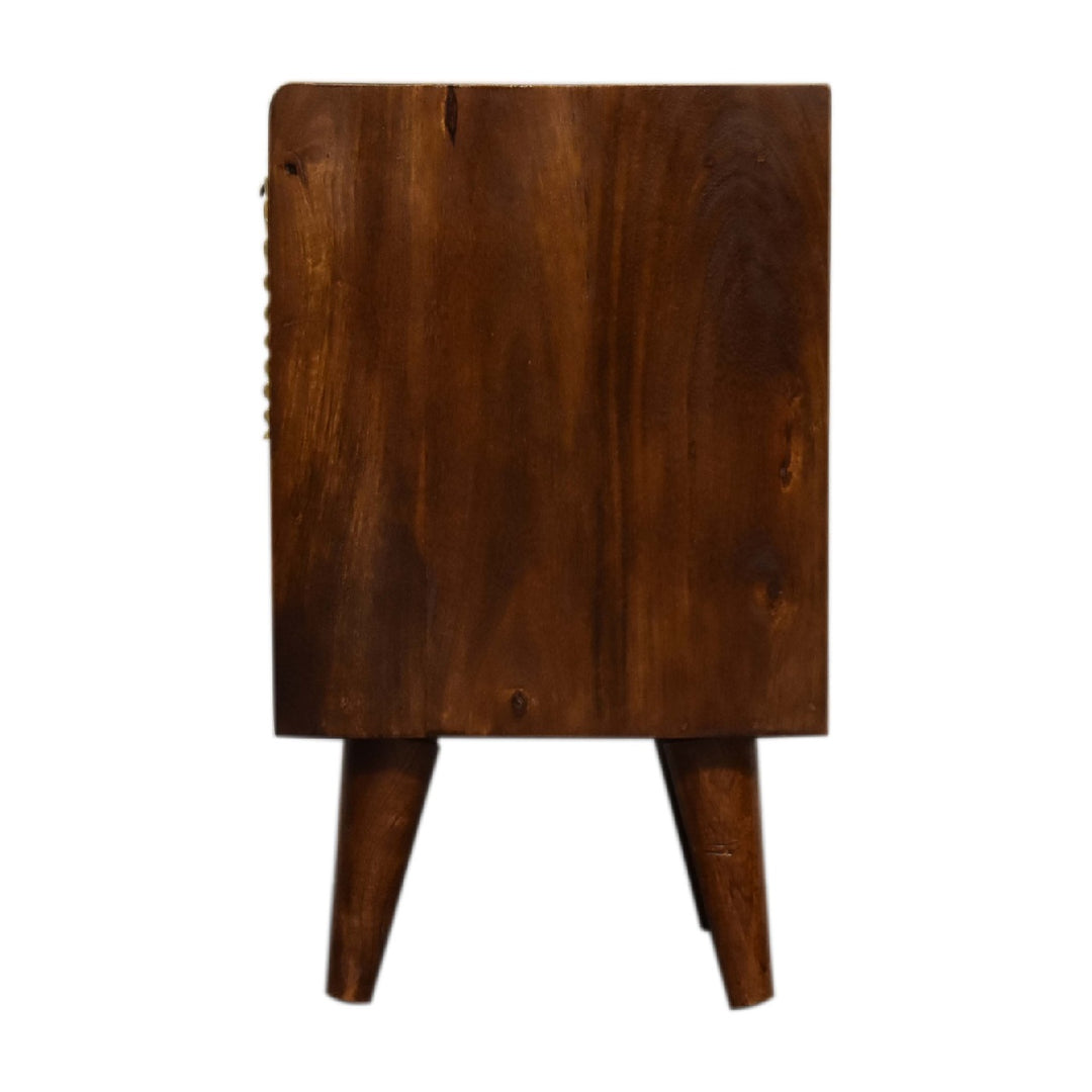 Mini Manila Gold 1 Drawer Bedside-Smiddy Furniture