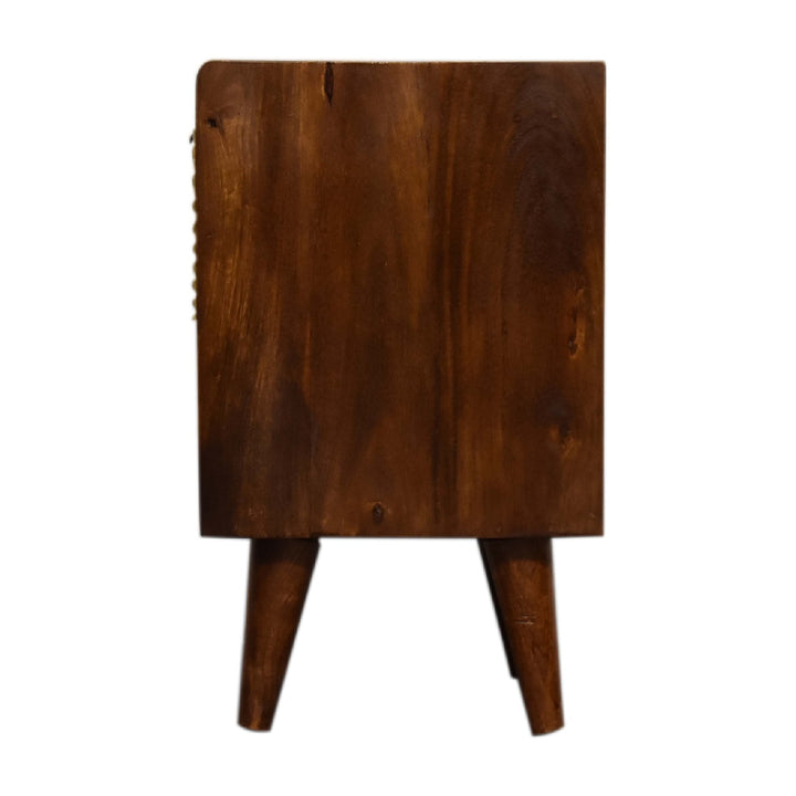 Mini Manila Gold 1 Drawer Bedside-Smiddy Furniture