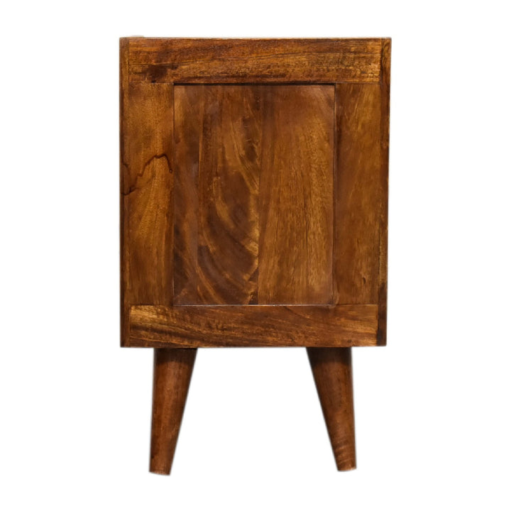 Mini Manila Gold 1 Drawer Bedside-Smiddy Furniture
