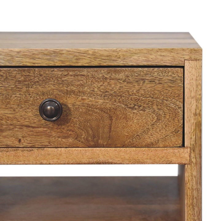 Mini Classic Multi Oak-ish Bedside-Smiddy Furniture