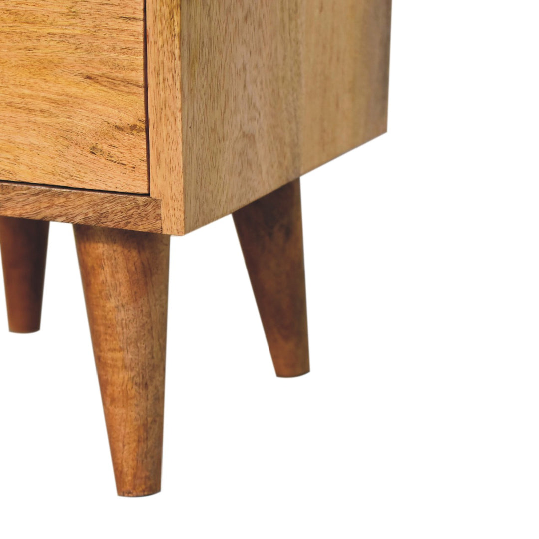 Mini Classic Multi Oak-ish Bedside-Smiddy Furniture