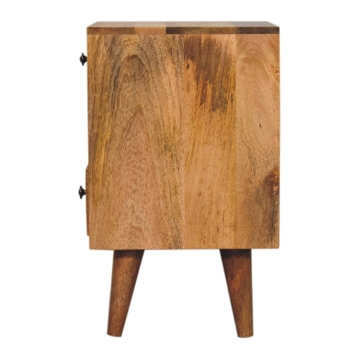Mini Classic Multi Oak-ish Bedside-Smiddy Furniture