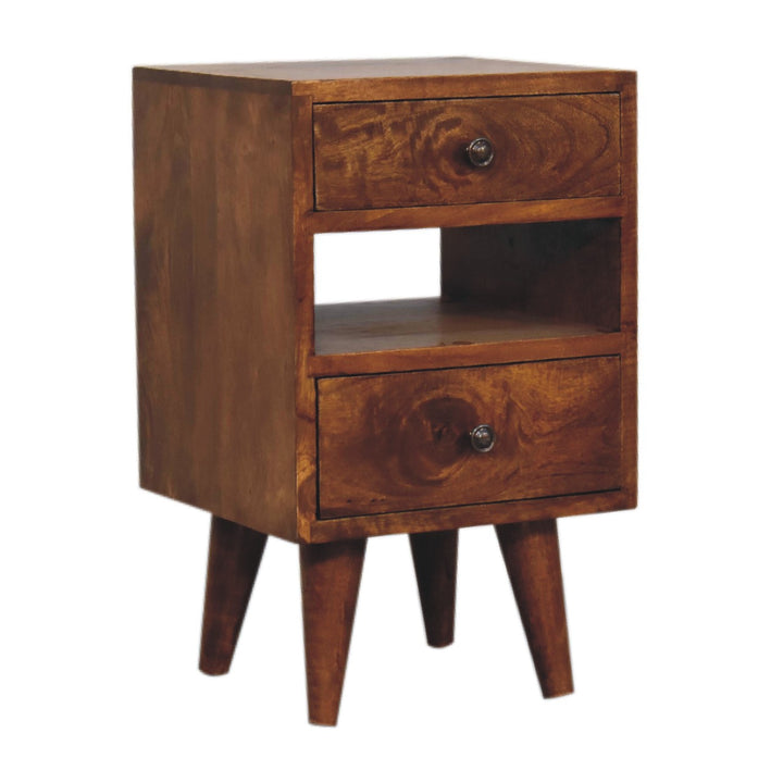 Mini Classic Multi Chestnut Bedside-Smiddy Furniture
