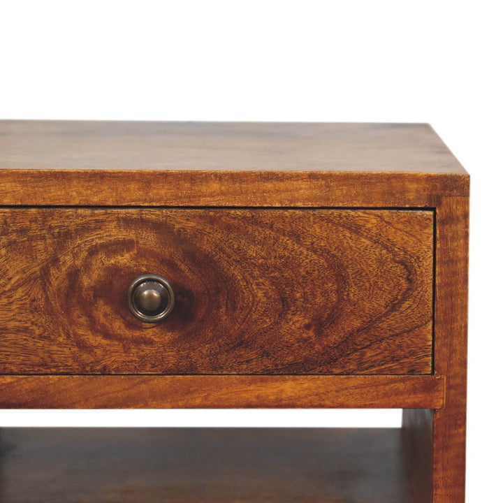 Mini Classic Multi Chestnut Bedside-Smiddy Furniture