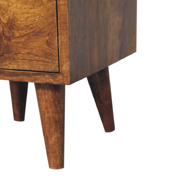 Mini Classic Multi Chestnut Bedside-Smiddy Furniture