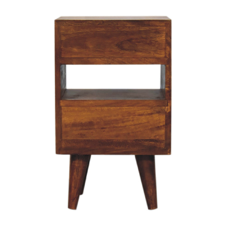 Mini Classic Multi Chestnut Bedside-Smiddy Furniture