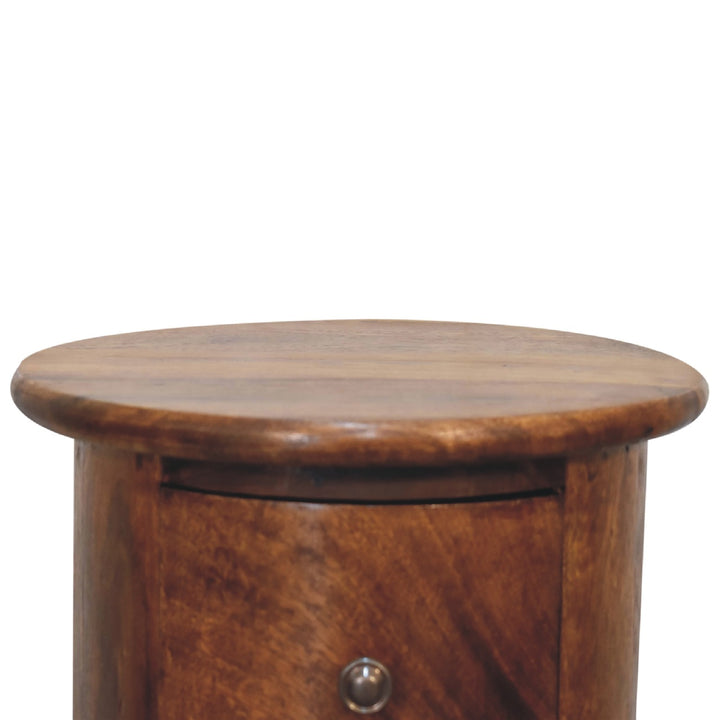Mini Chestnut Drum Chest-Smiddy Furniture