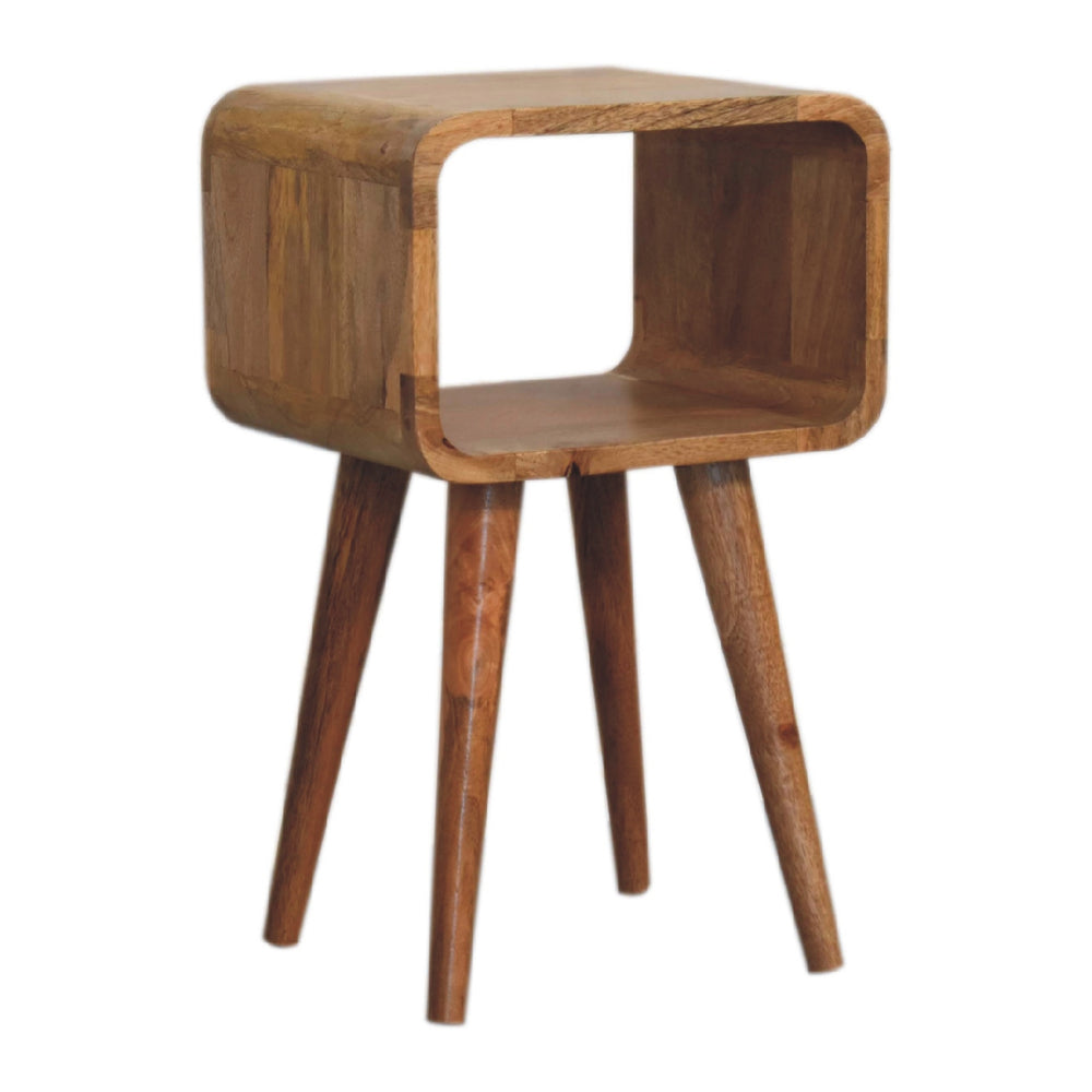 Mini Curved Open Bedside-Smiddy Furniture