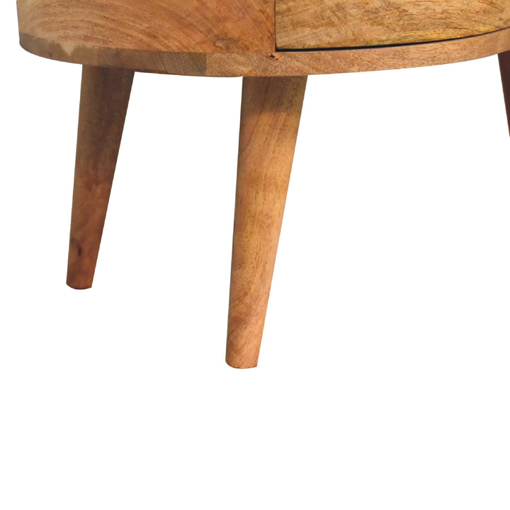 Oak-ish Wave Coffee Table-Smiddy Furniture