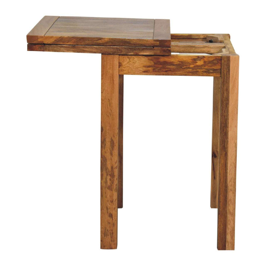 Mini Oak-ish Butterfly Dining Table-Smiddy Furniture
