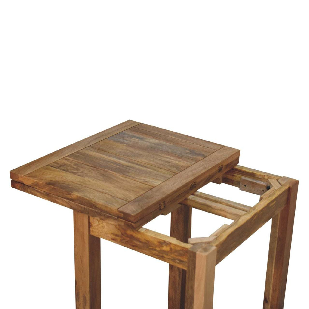 Mini Oak-ish Butterfly Dining Table-Smiddy Furniture