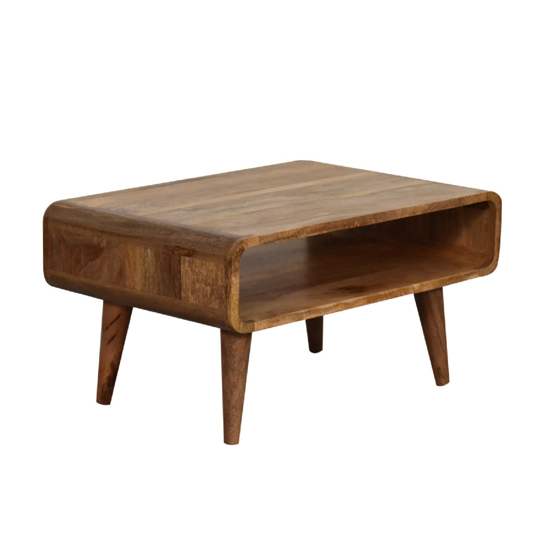 Open Oak-ish Media Unit-Smiddy Furniture