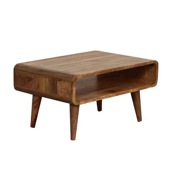 Open Oak-ish Media Unit-Smiddy Furniture
