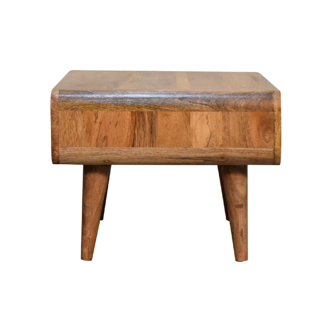 Open Oak-ish Media Unit-Smiddy Furniture
