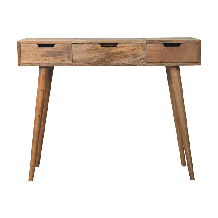 Oak - ish Dressing Table - Smiddy Furniture