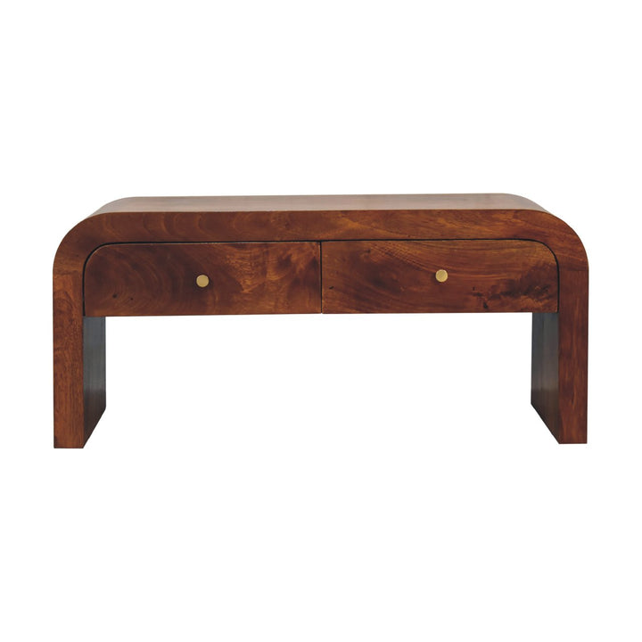 Darcy Chestnut Media Unit - Smiddy Furniture