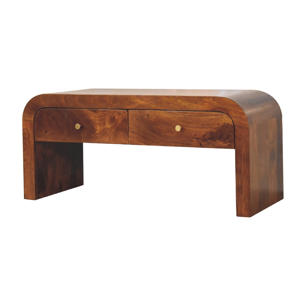 Darcy Chestnut Media Unit - Smiddy Furniture