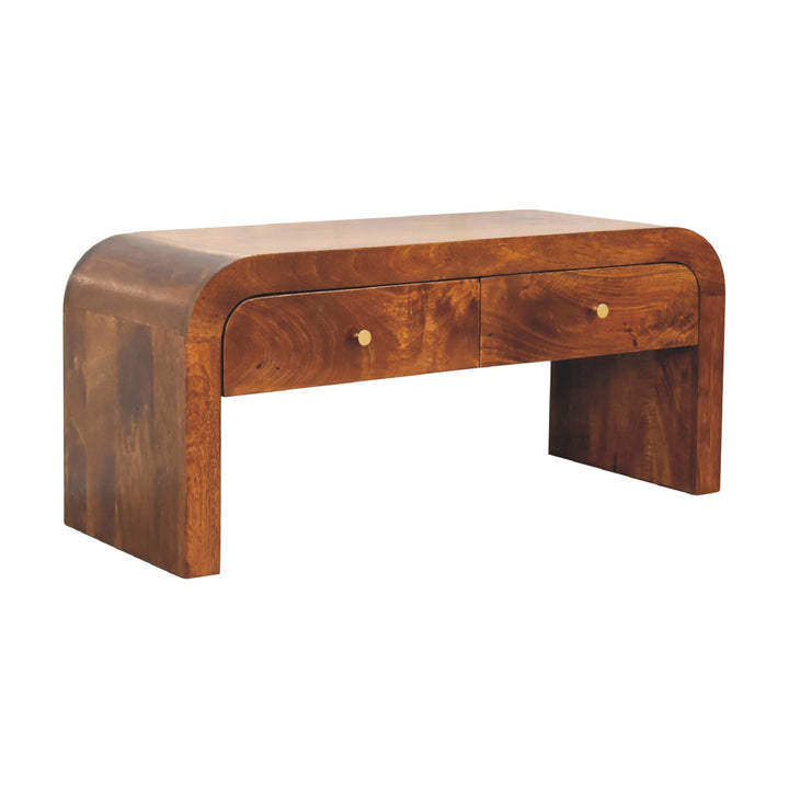 Darcy Chestnut Media Unit - Smiddy Furniture