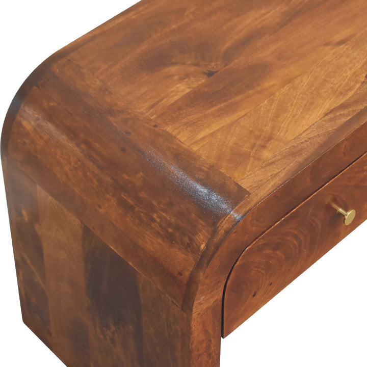 Darcy Chestnut Media Unit - Smiddy Furniture