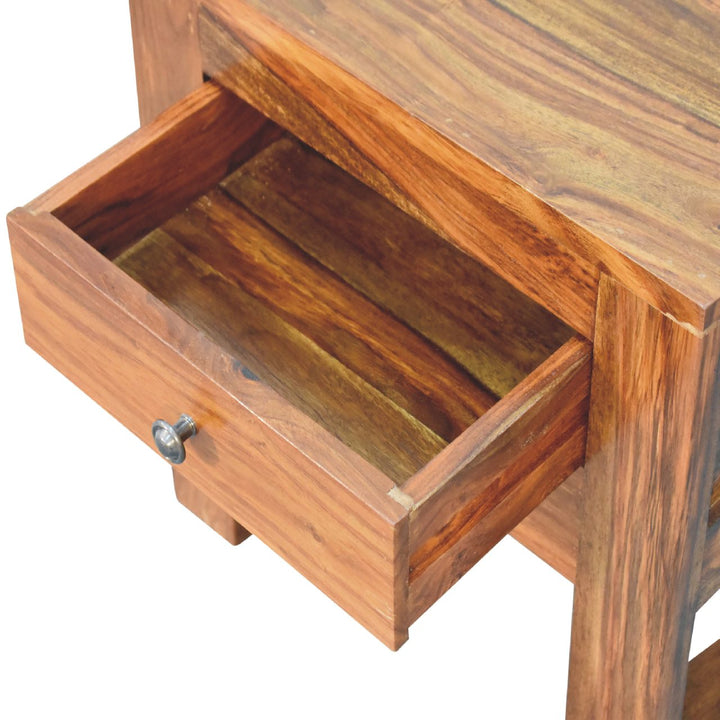 U - Square Honey Bedside - Smiddy Furniture