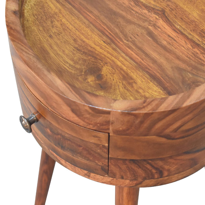 Alina Honey Bedside - Smiddy Furniture