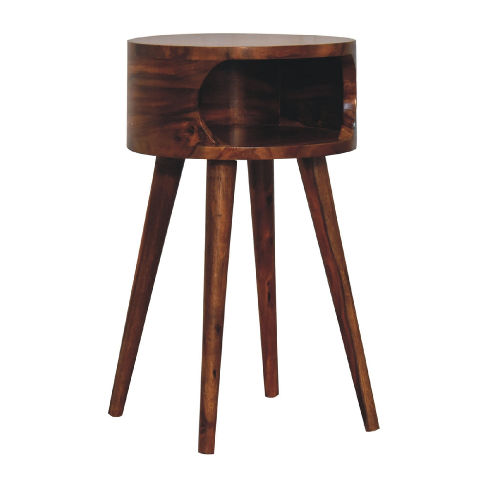Alina Open Honey Bedside - Smiddy Furniture