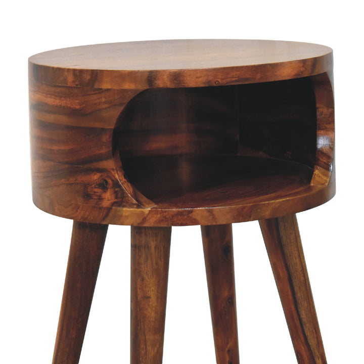 Alina Open Honey Bedside - Smiddy Furniture