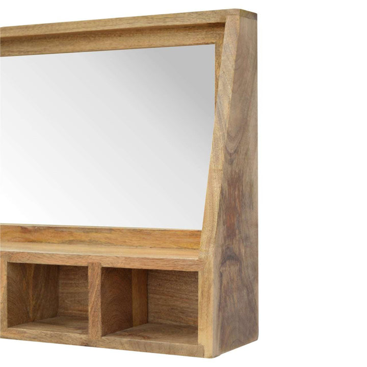 5 Slot Floating Unit with Mirror - Smiddy Furniture