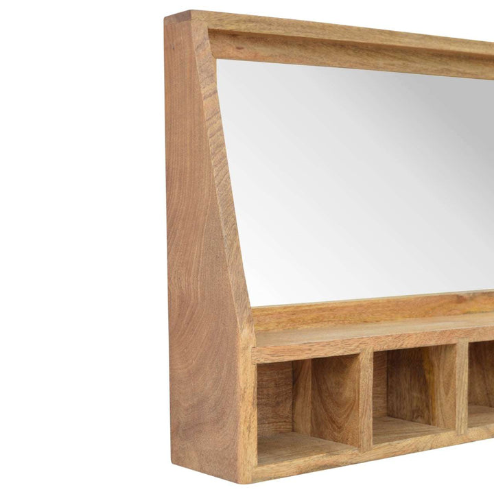 5 Slot Floating Unit with Mirror - Smiddy Furniture