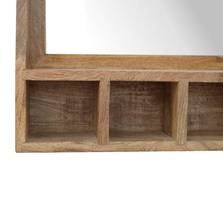 5 Slot Floating Unit with Mirror - Smiddy Furniture