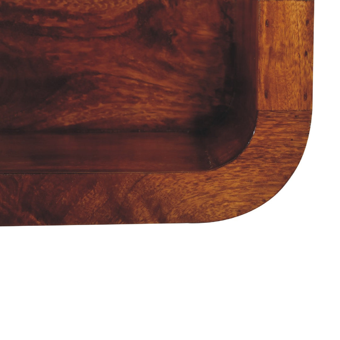 Indira Chestnut Floating Bedside-Smiddy Furniture