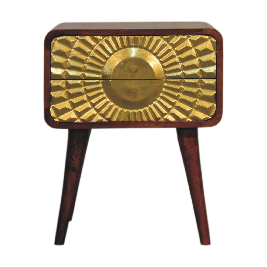 Eden Curved Bedside-Smiddy Furniture