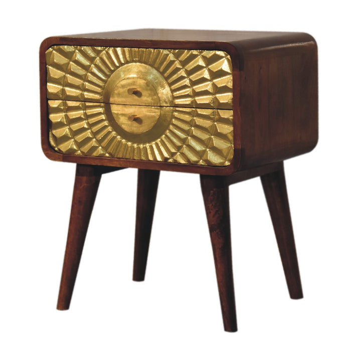 Eden Curved Bedside-Smiddy Furniture