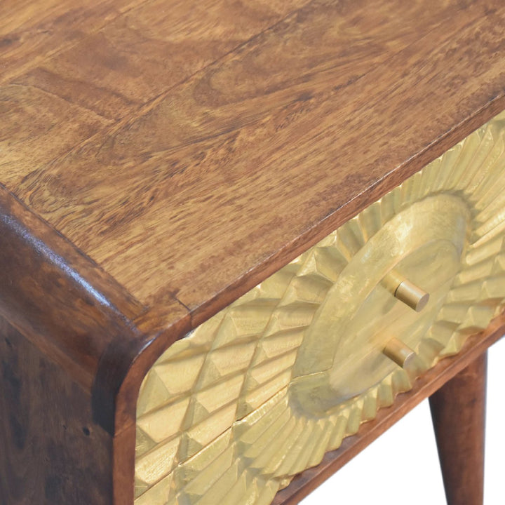 Eden Curved Bedside-Smiddy Furniture
