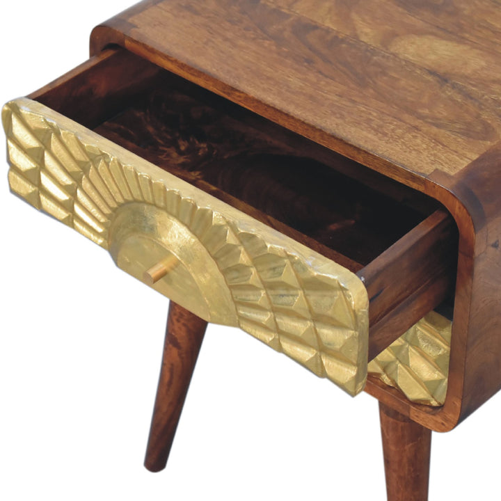 Eden Curved Bedside-Smiddy Furniture