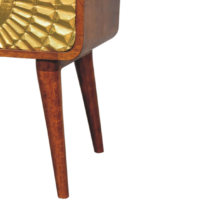 Eden Curved Bedside-Smiddy Furniture
