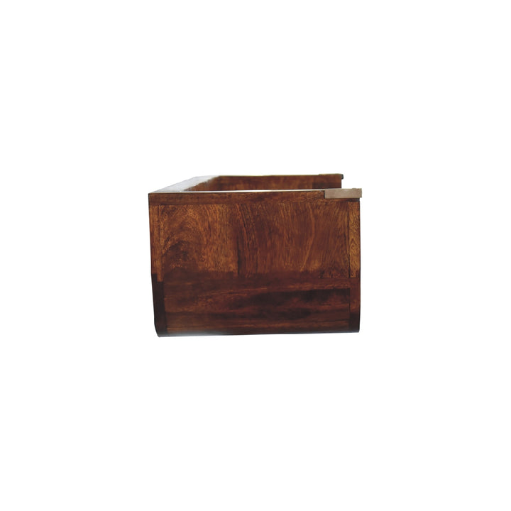 Indira Chestnut Floating Console - Smiddy Furniture