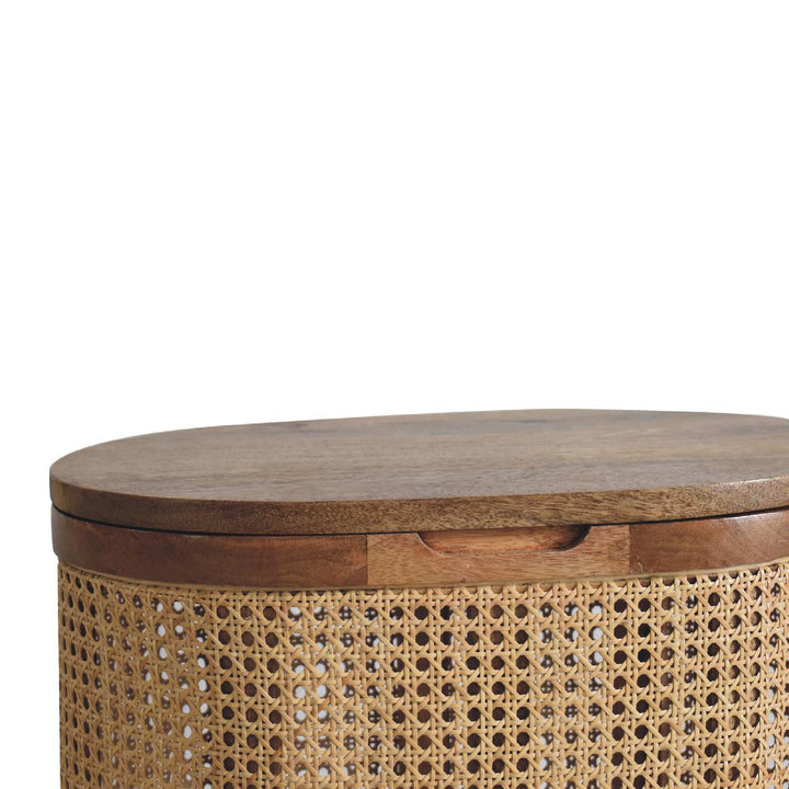 Larissa Lid - up Storage Stool - Smiddy Furniture