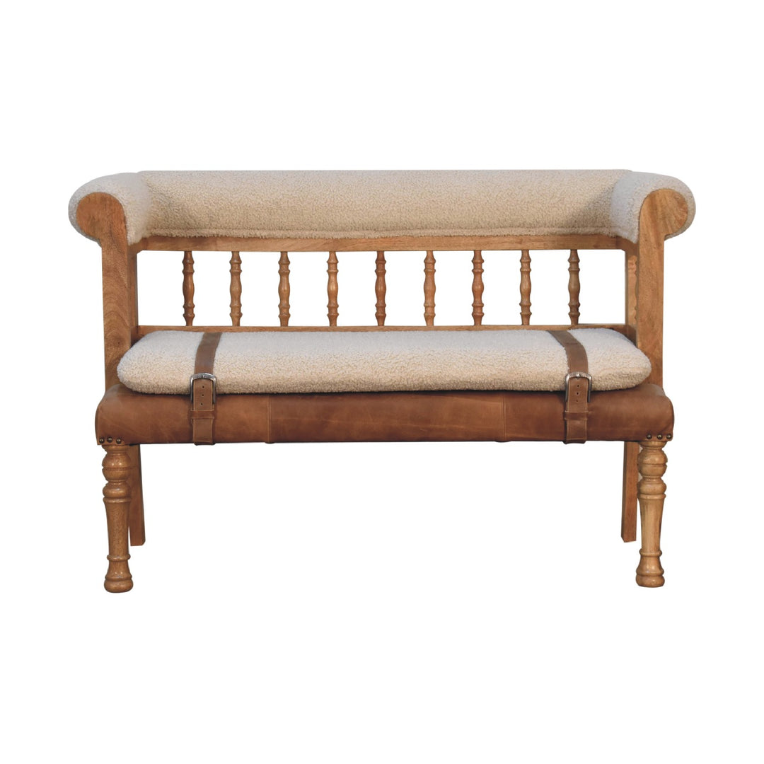 Strapped Hallway Bench - Smiddy Furniture
