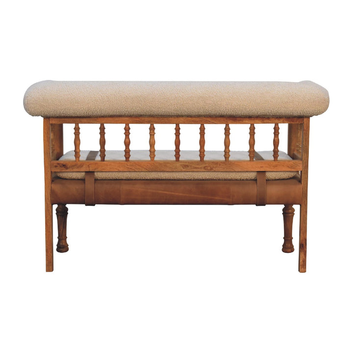 Strapped Hallway Bench - Smiddy Furniture
