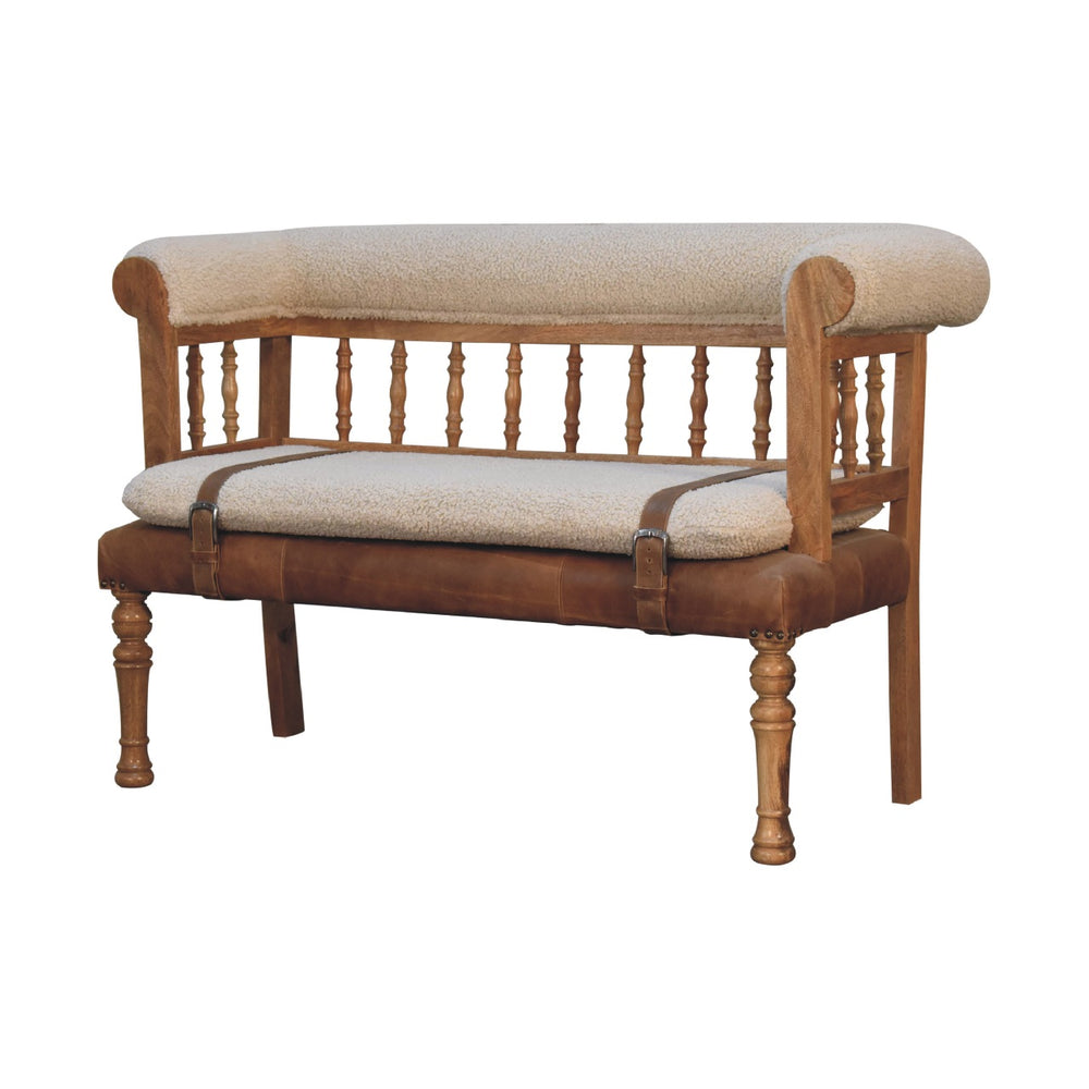 Strapped Hallway Bench - Smiddy Furniture