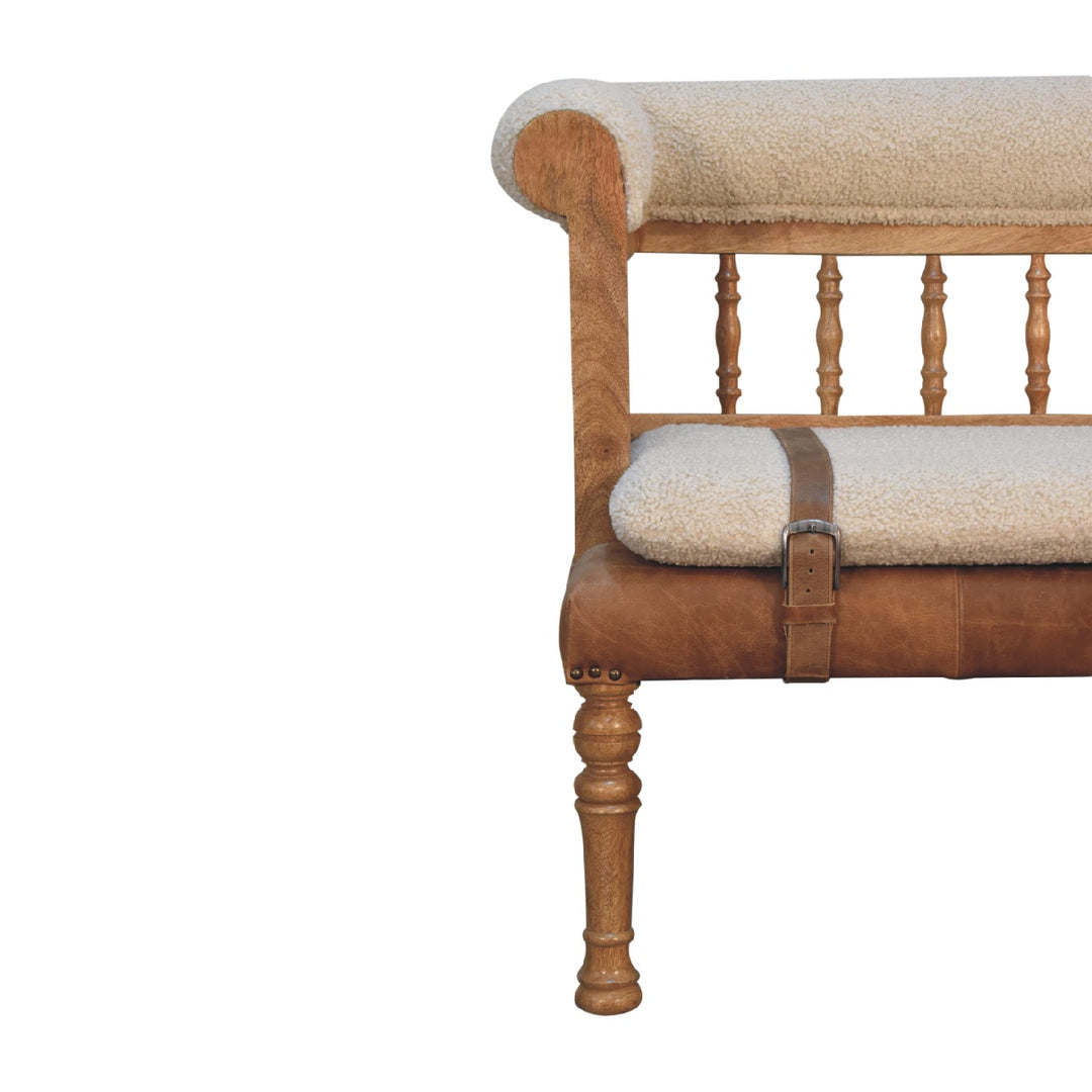 Strapped Hallway Bench - Smiddy Furniture