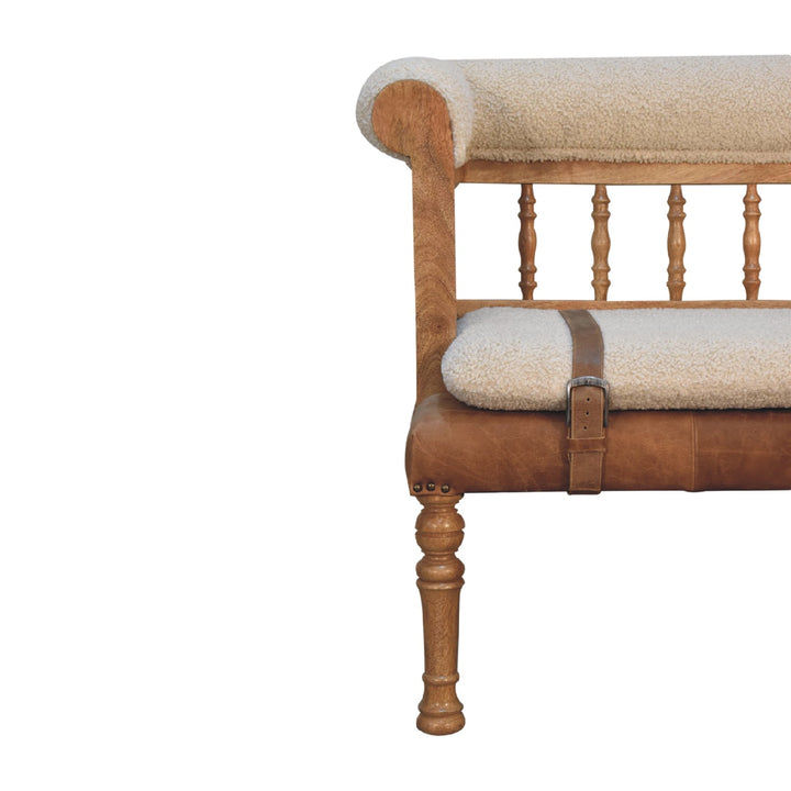 Strapped Hallway Bench - Smiddy Furniture