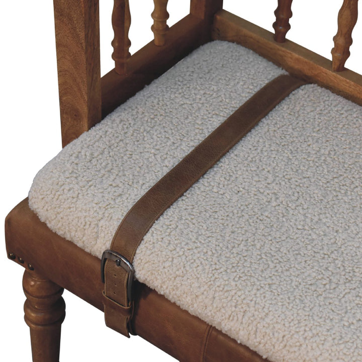 Strapped Hallway Bench - Smiddy Furniture